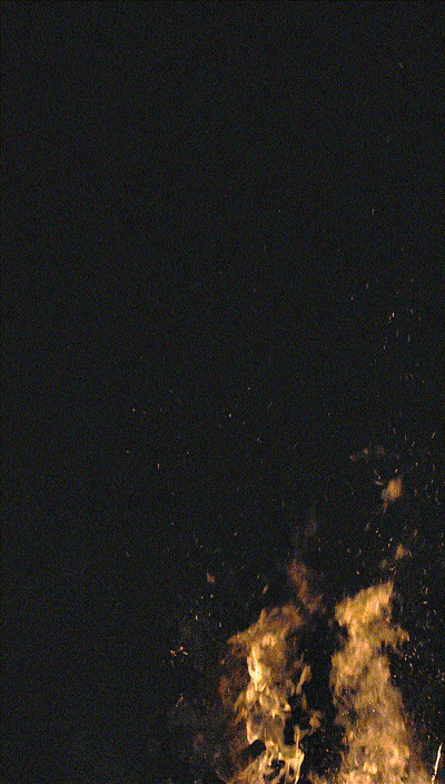 firebrands ejected from a pile fire