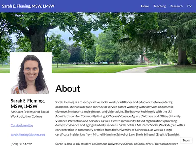 Sarah E. Fleming, MSW, LMSW