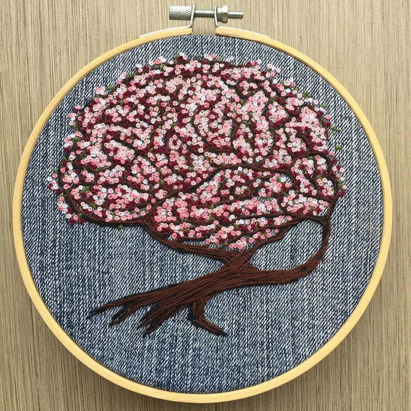 Pink Blossom Brain Tree