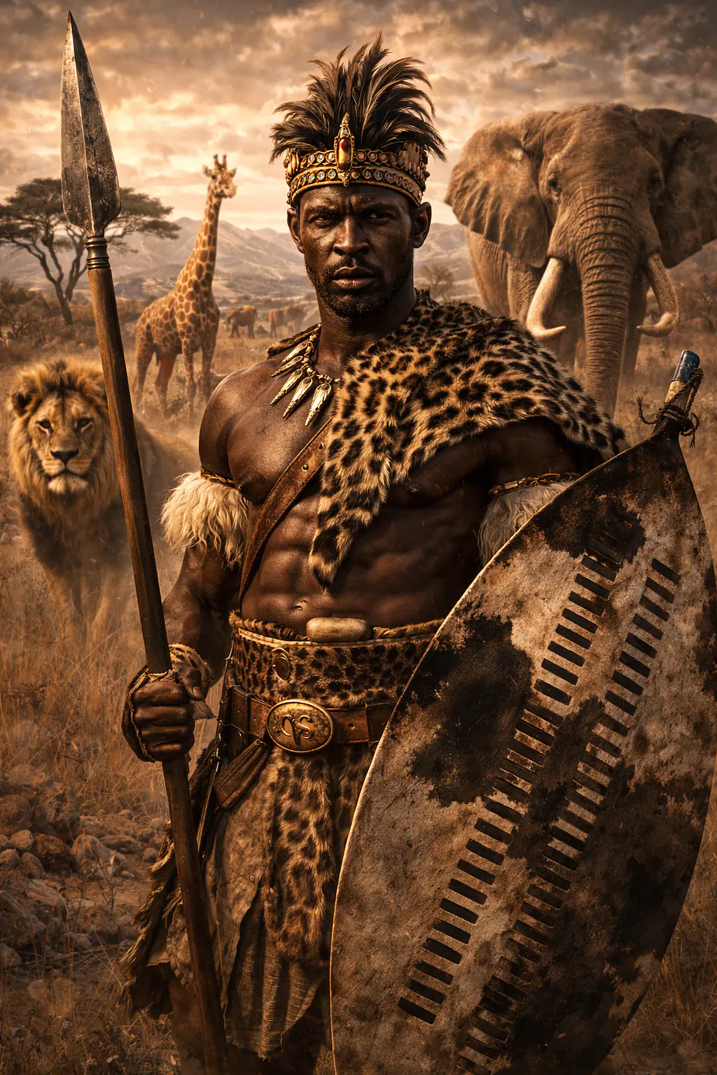 Zuluski wojownik