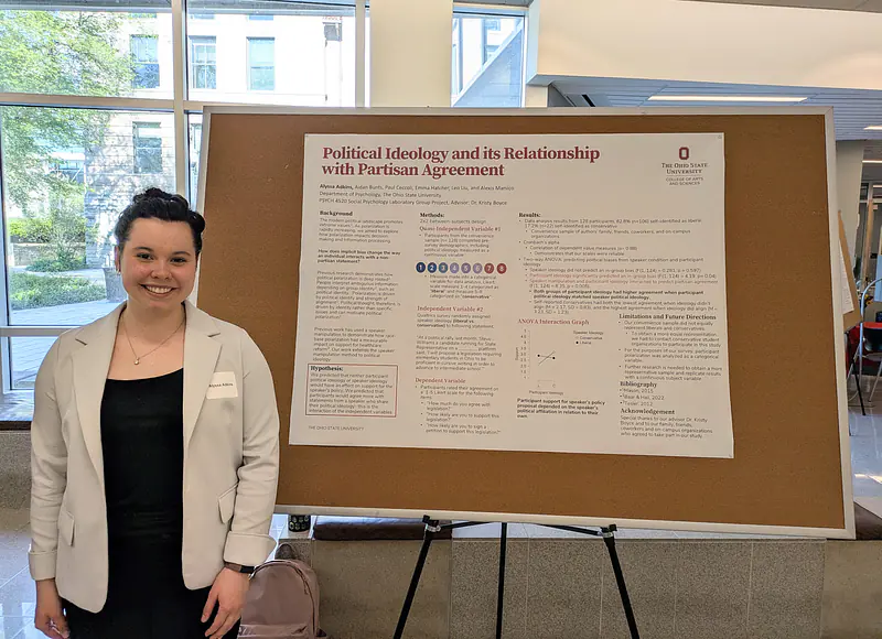 Poster session at OSU Dep. of Psychology Research Colloquium