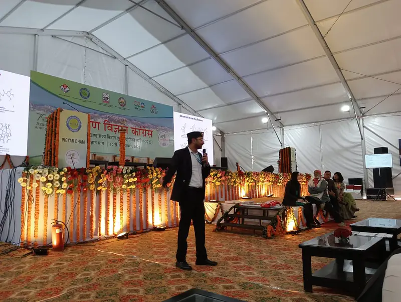 Lead Speaker in First ever Rural Science Congress in India organized by UCOST, Government of Uttarakhand
