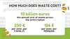 Infographic on the economic cost of food waste 