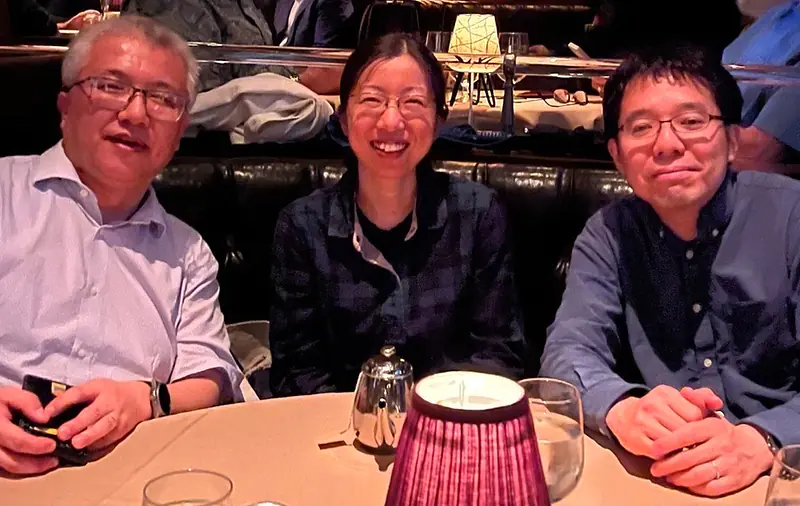 6/30/2025. Dinner with Shiena and her husband before going back to Japan. I really appreciate your contribution to the lab.
