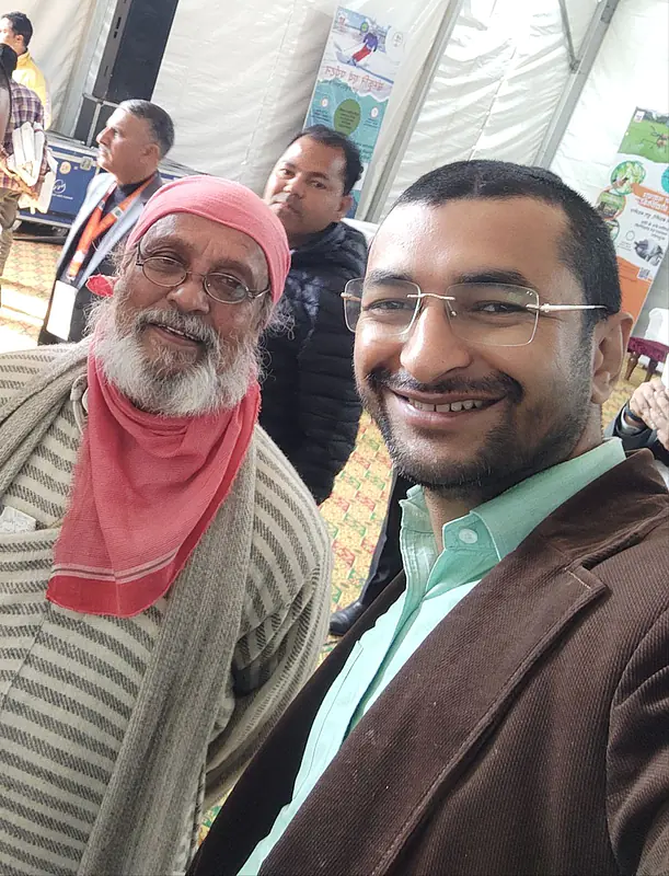with Dr. Anil Prakash Joshi, Padmashri Awardee 