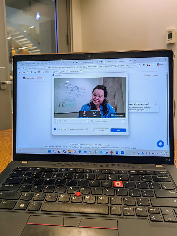 Live virtual poster session at SUREP conference