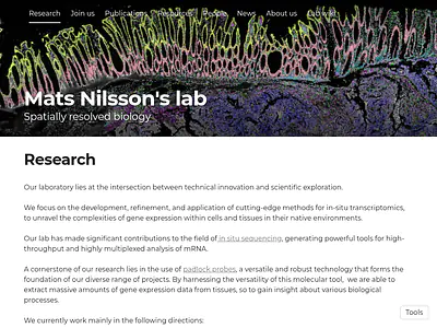 Mats Nilsson's lab