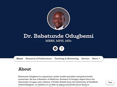 Dr. Babatunde Odugbemi