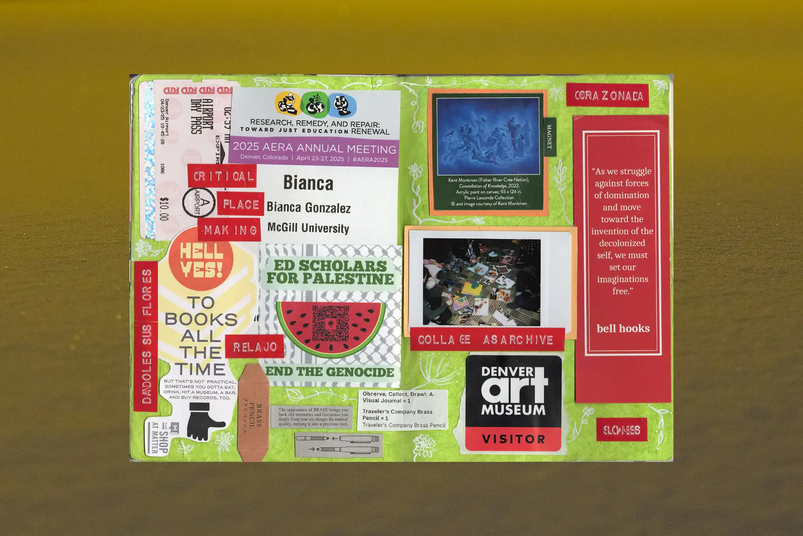 Conference junk journal - AERA 2025