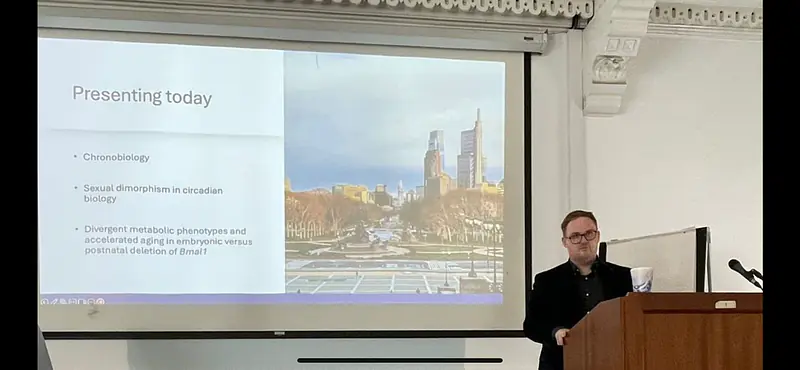 Presenting at the Royal College of Surgeons, Dublin, Ireland.