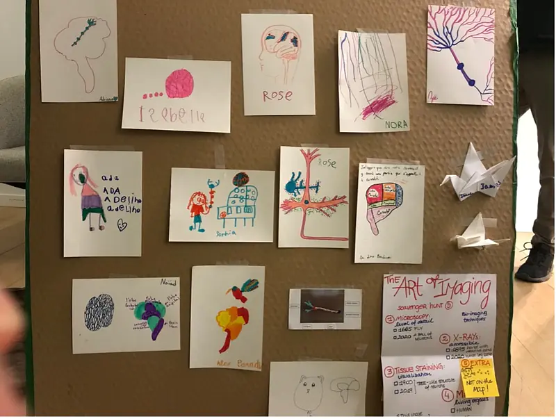 Kids activities, Brain Art exhibition - PHI Centre Montreal, Canada
