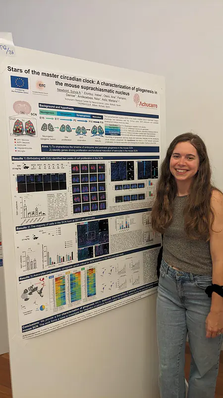 Sylvia and her “stars of the master circadian clock”.
