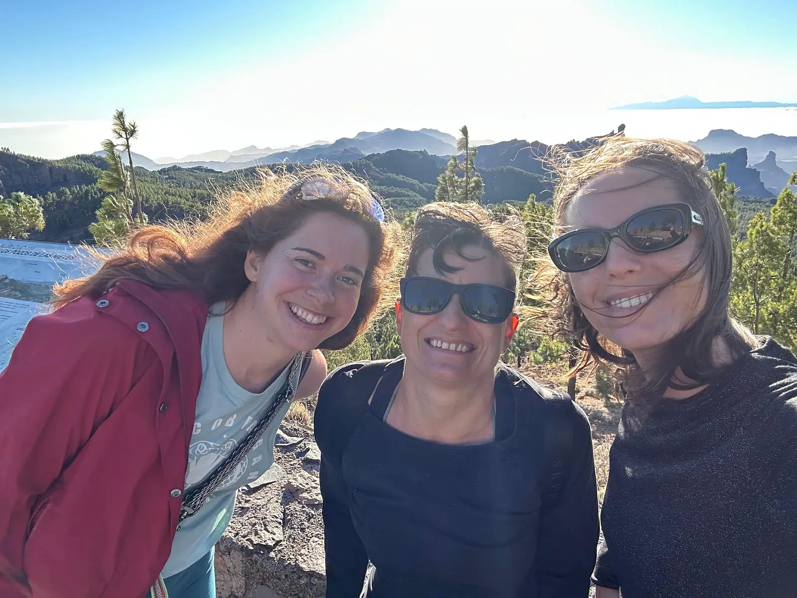 The team exploring the wonderful island of Gran Canaria.