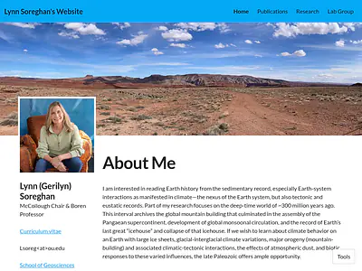 Lynn Soreghan's Website