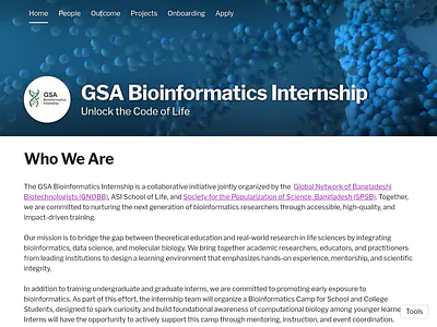 GSA Bioinformatics Internship