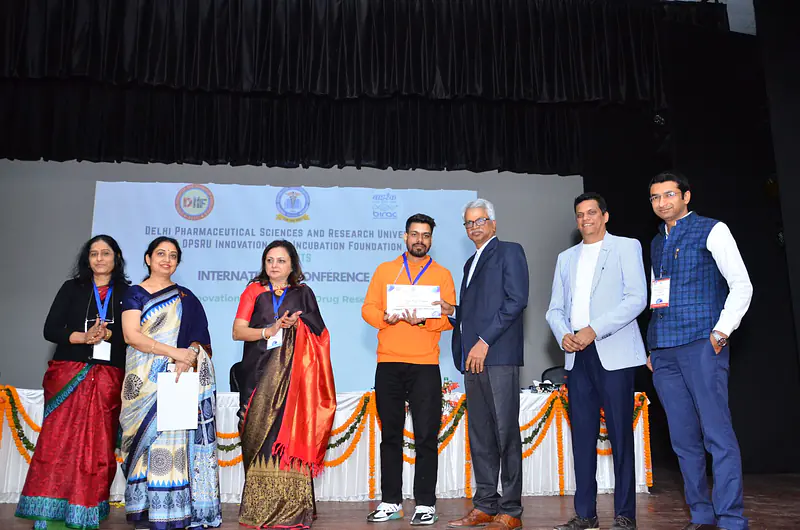 JRF Mr. Nitish Receiving 2 Prize at ICIDAR 2024 