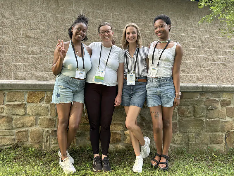 Cheyenne, Kelly, Aleana, and Mars at the American Society of Mammalogy