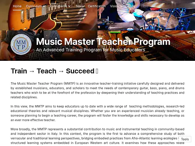 Music Master Teacher Program