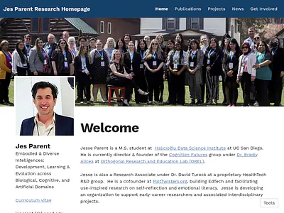 Jes Parent Research Homepage