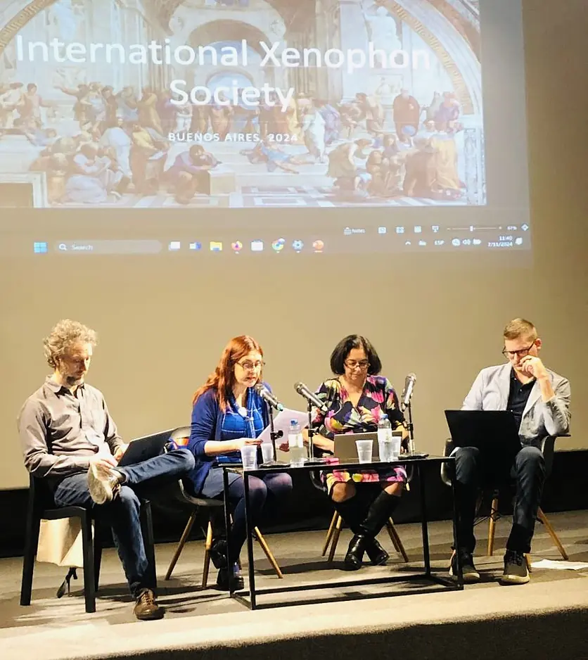 Presenting "Protreptic Emotions in Xenophon's Socratic Education," Buenos Aires, November 2024