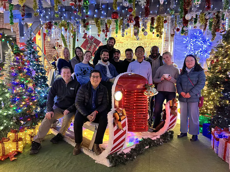 Ellerby Lab holiday dinner (2024)
