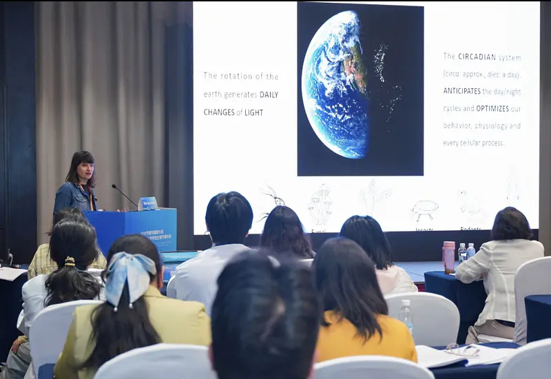 Dr. Astiz during her presentation.