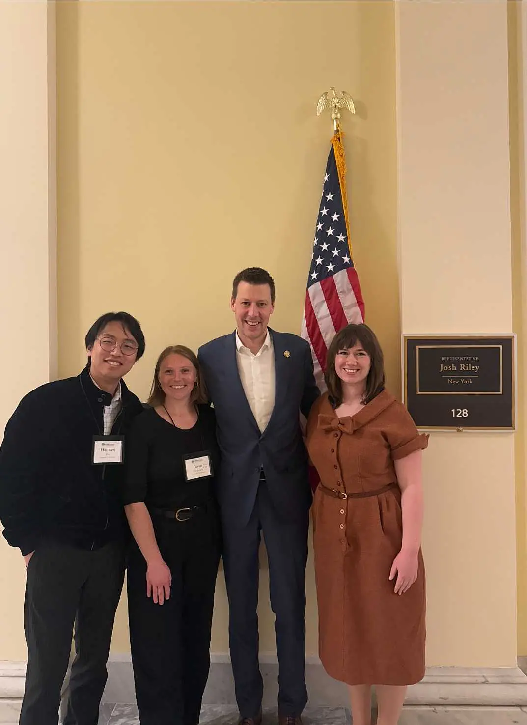 Marjorie in DC, meeting with her Congress Representative to advocate for agricultural research funding - 2025
