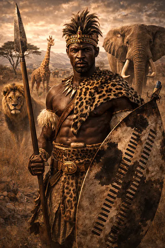 Zuluski wojownik
