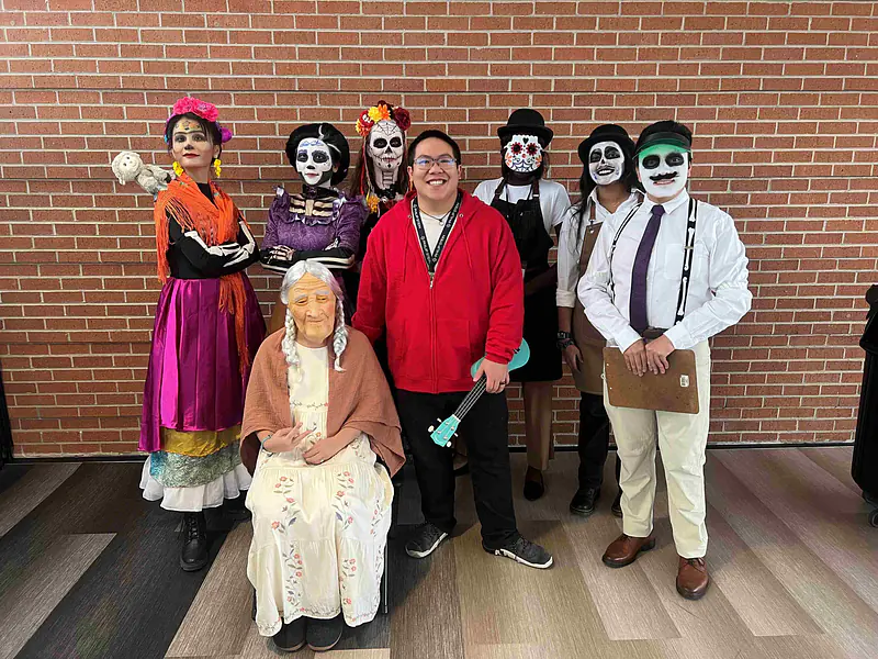 The whole lab did Coco for Halloween 2024