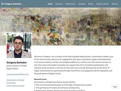 Dr Gregory Asmolov