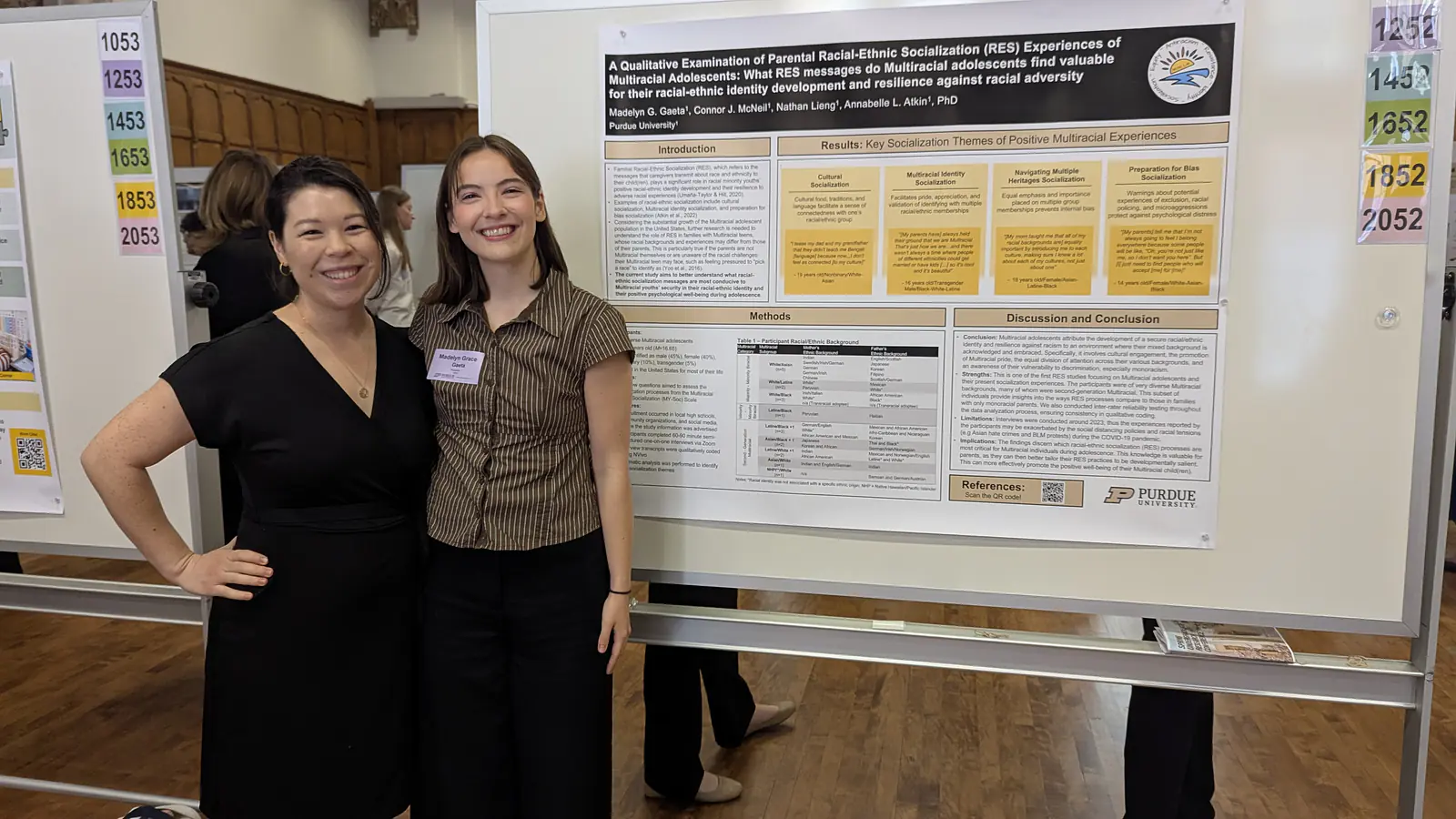 Madelyn and Dr. Atkin at the Poster expo!