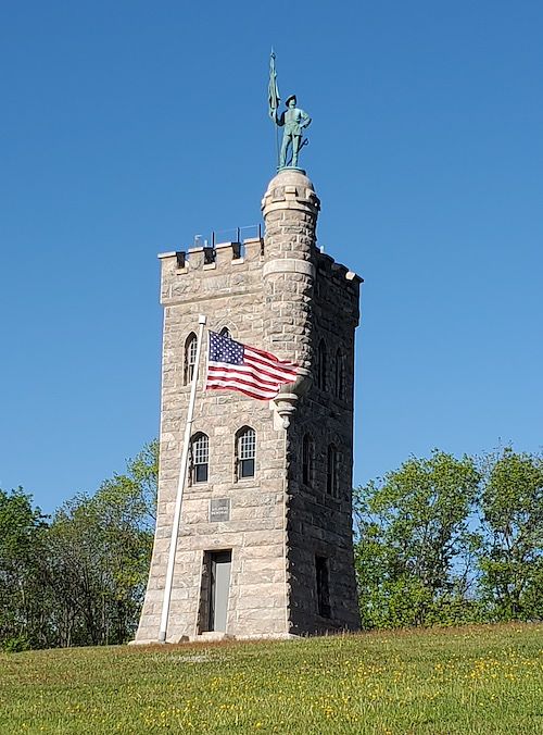 Photo of Soldiers’ Monument.