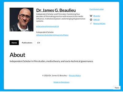 Dr.  James G. Beaulieu