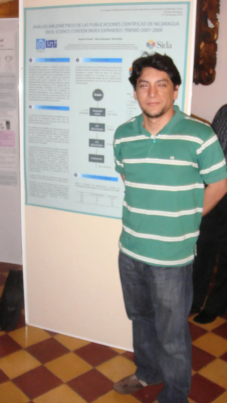 Poster Presentation at the 1st Latin-American Multidisciplinary Congress of Applied Sciences (COMCAPLA) 2010, La Gran Francia Hotel, in Granada, Nicaragua