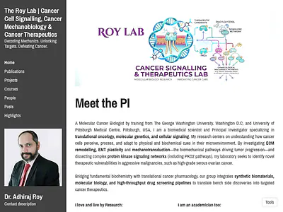The Roy Lab | Cancer Cell Signalling, Cancer Mechanobiology & Cancer Therapeutics