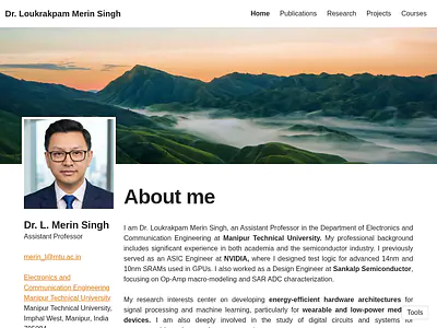 Dr. Loukrakpam Merin Singh