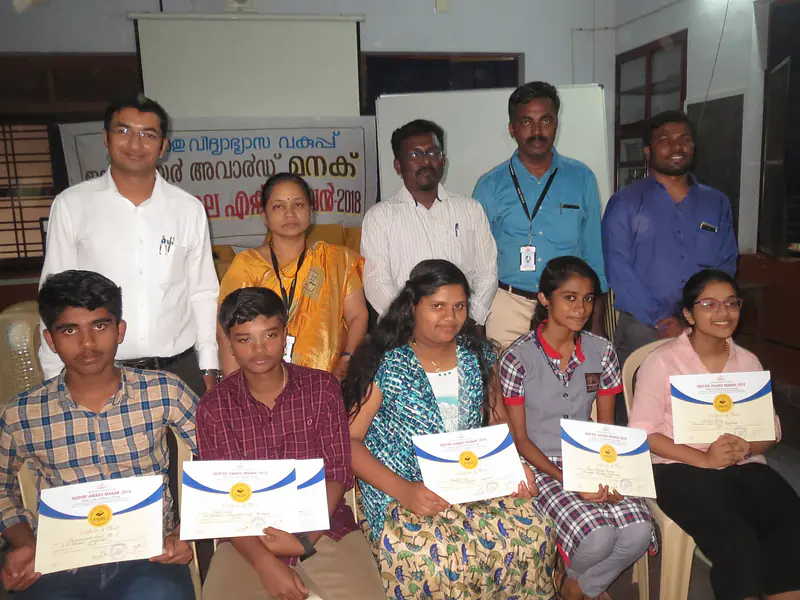 State Coordinator of Kerala for INSPIRE MANAK Scheme of Govt. of India (While NIF-India)
