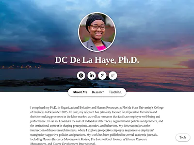 DC De La Haye, Ph.D. 