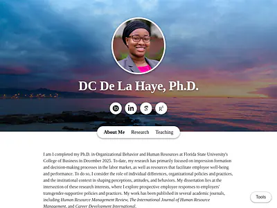 DC De La Haye, Ph.D. 