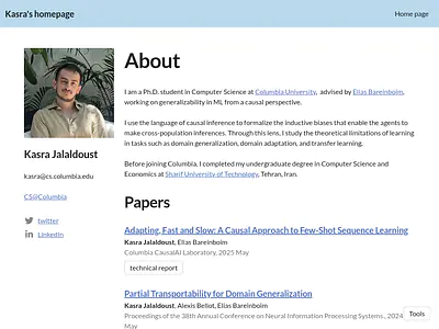 Kasra's homepage