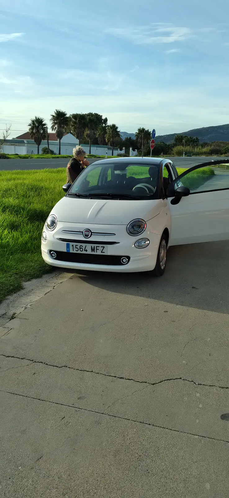 Nuestro Fiat coche alquilado