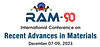 international Conference on recent advances in materials at JNCASR, Bangalore