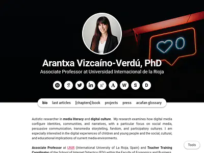 Arantxa Vizcaíno-Verdú, PhD