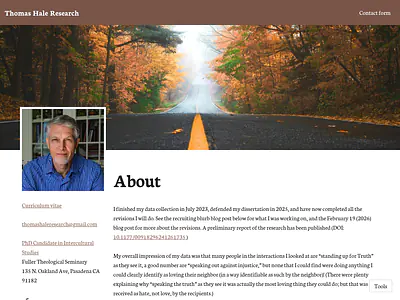 Thomas Hale Research