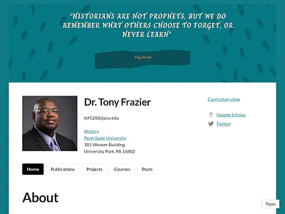 Dr. Tony Frazier