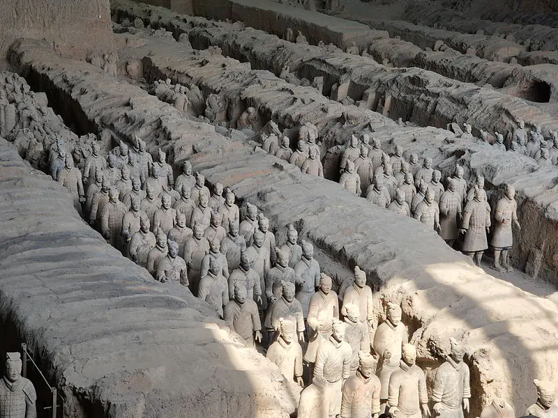 China, Shaanxi, Xi'an (2025): The Terracotta Army at the Mausoleum of Qin Shi Huang