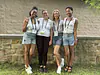 Cheyenne, Kelly, Aleana, and Mars at the American Society of Mammalogy