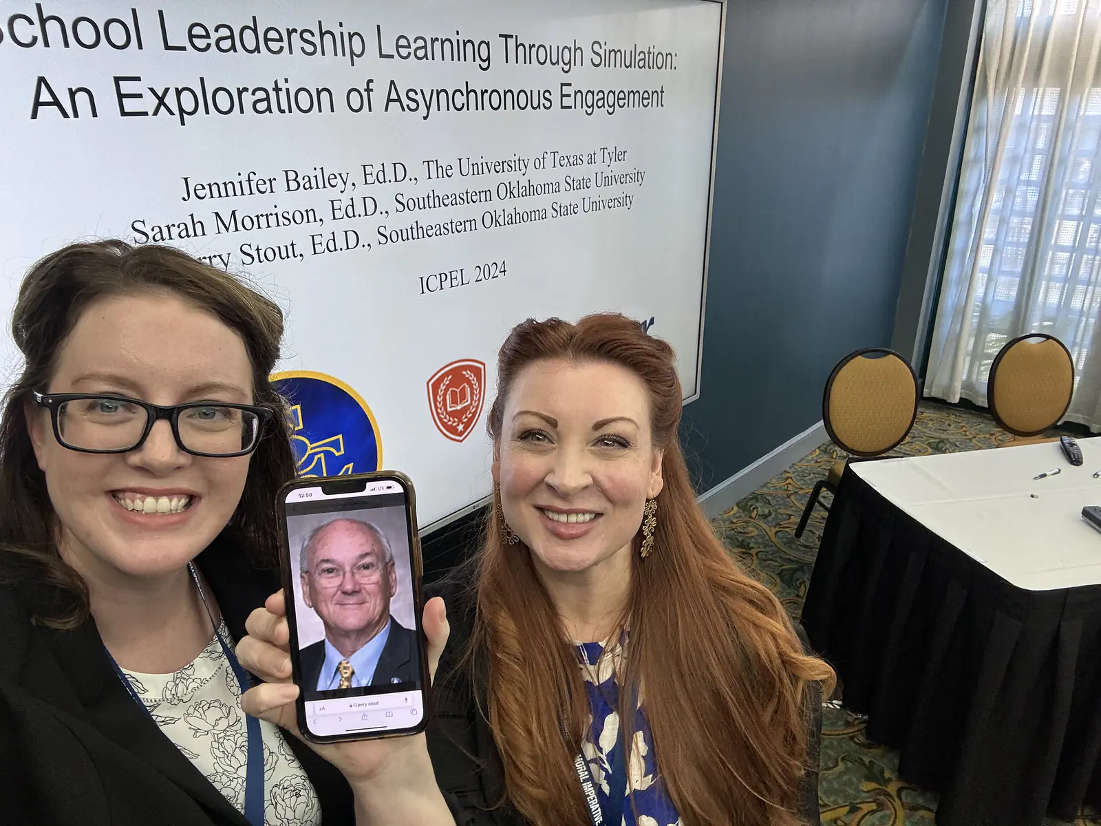 Presenting at the International Council for Professors of Educational Leadership with research colleagues from Southeastern Oklahoma State!