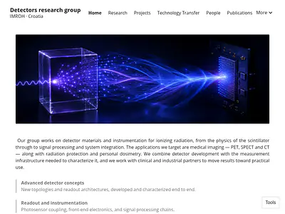 Detectors research group