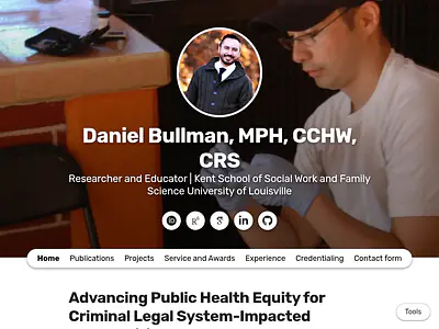 Daniel Bullman, MPH, CCHW, CRS